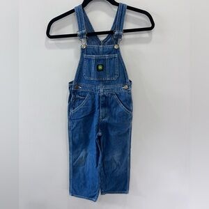 Kids John Deere Blue Denim Overalls